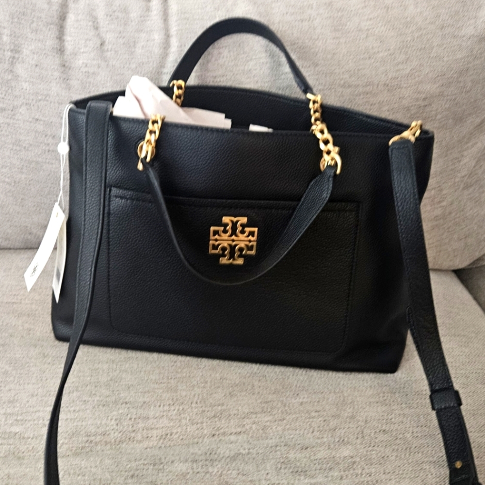 Tory Burch Black Leather Handbag